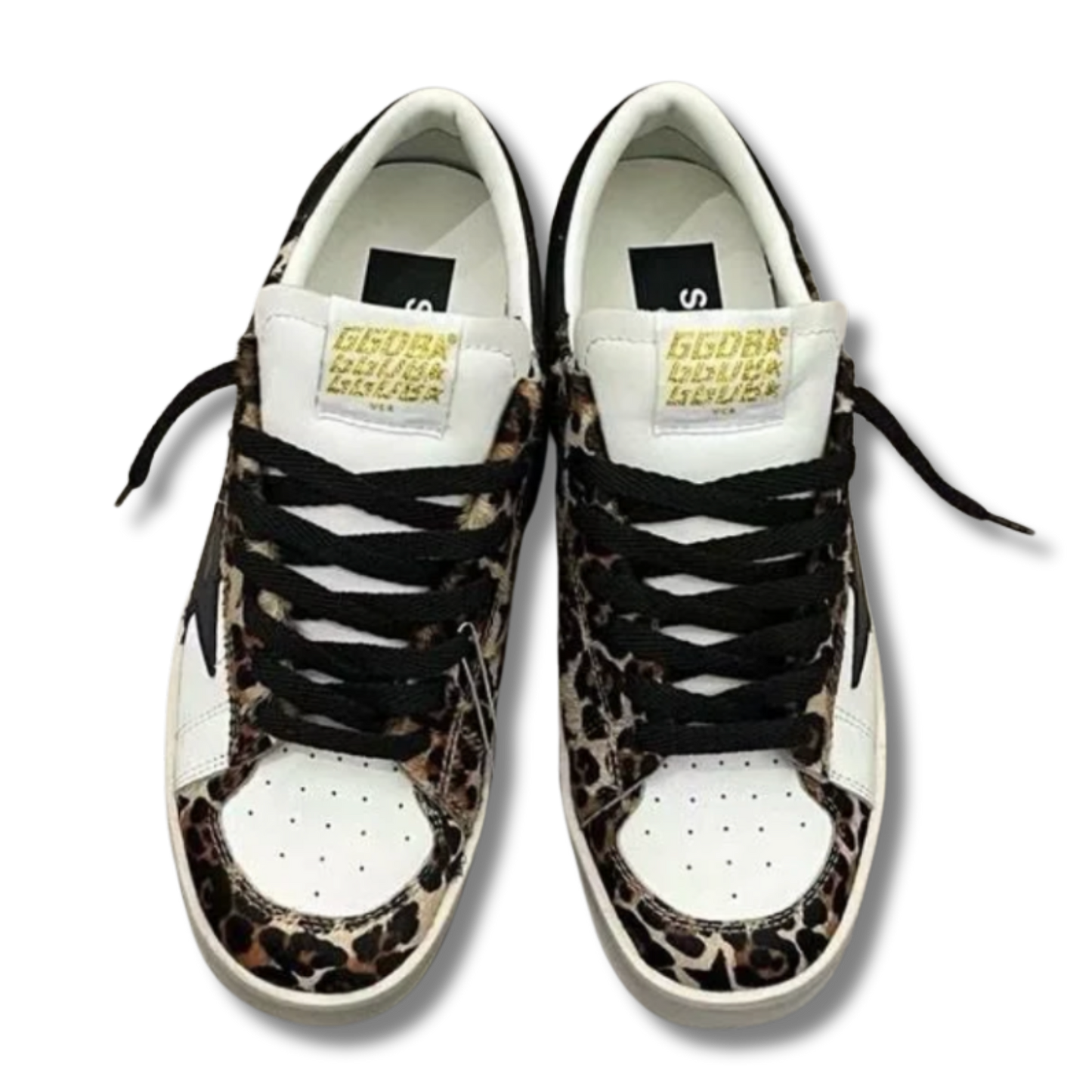 GOLDEN GOOSE “LEOPARD, BLACK – WHITE”