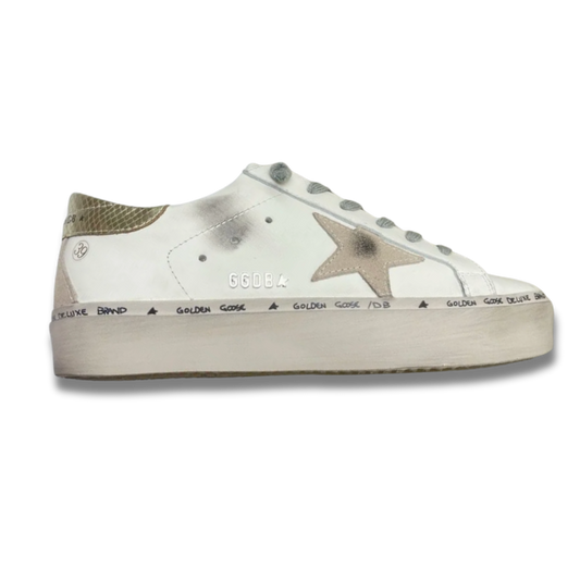 GOLDEN GOOSE "WHITE-GOLDEN BACK"